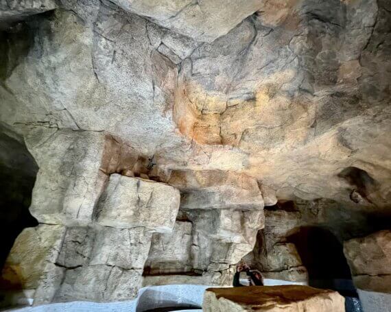 Impressive Rock Ceiling | Subterranean Setting